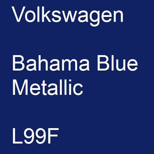 Volkswagen, Bahama Blue Metallic, L99F.